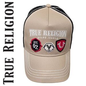 True Religion Buddha‎ Logo Trucker Hat